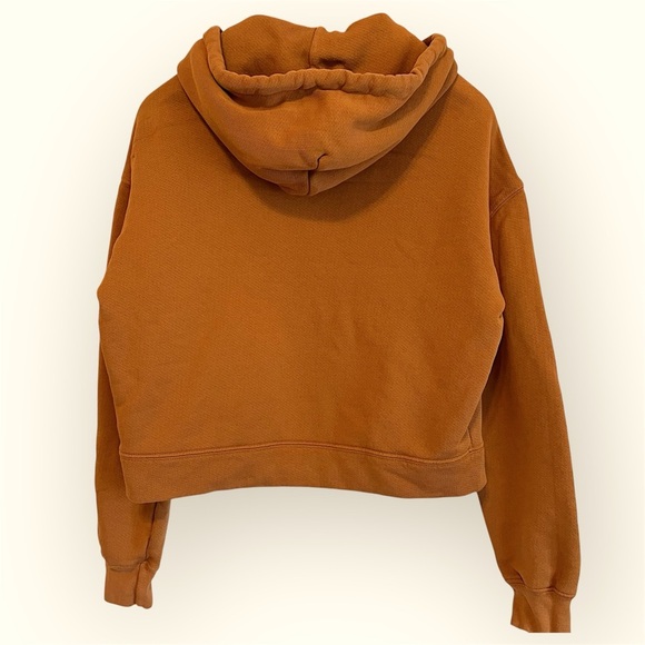 MYLES PRICE SuperLux Pullover Hoodie, cropped, rust color, Size 1/S - Picture 6 of 11